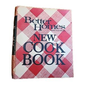 Vintage 1968 Better Homes & Gardens New Cook Book 5 Ring Binder READ
